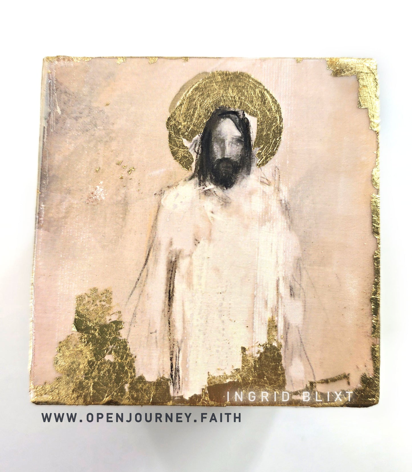 Jesus - mix media Icon