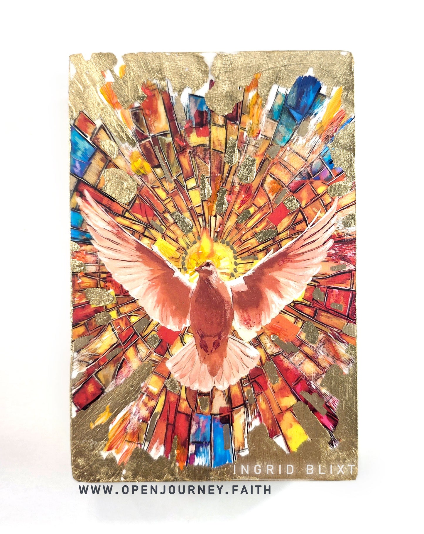 Holy Spirit - mix media Icon
