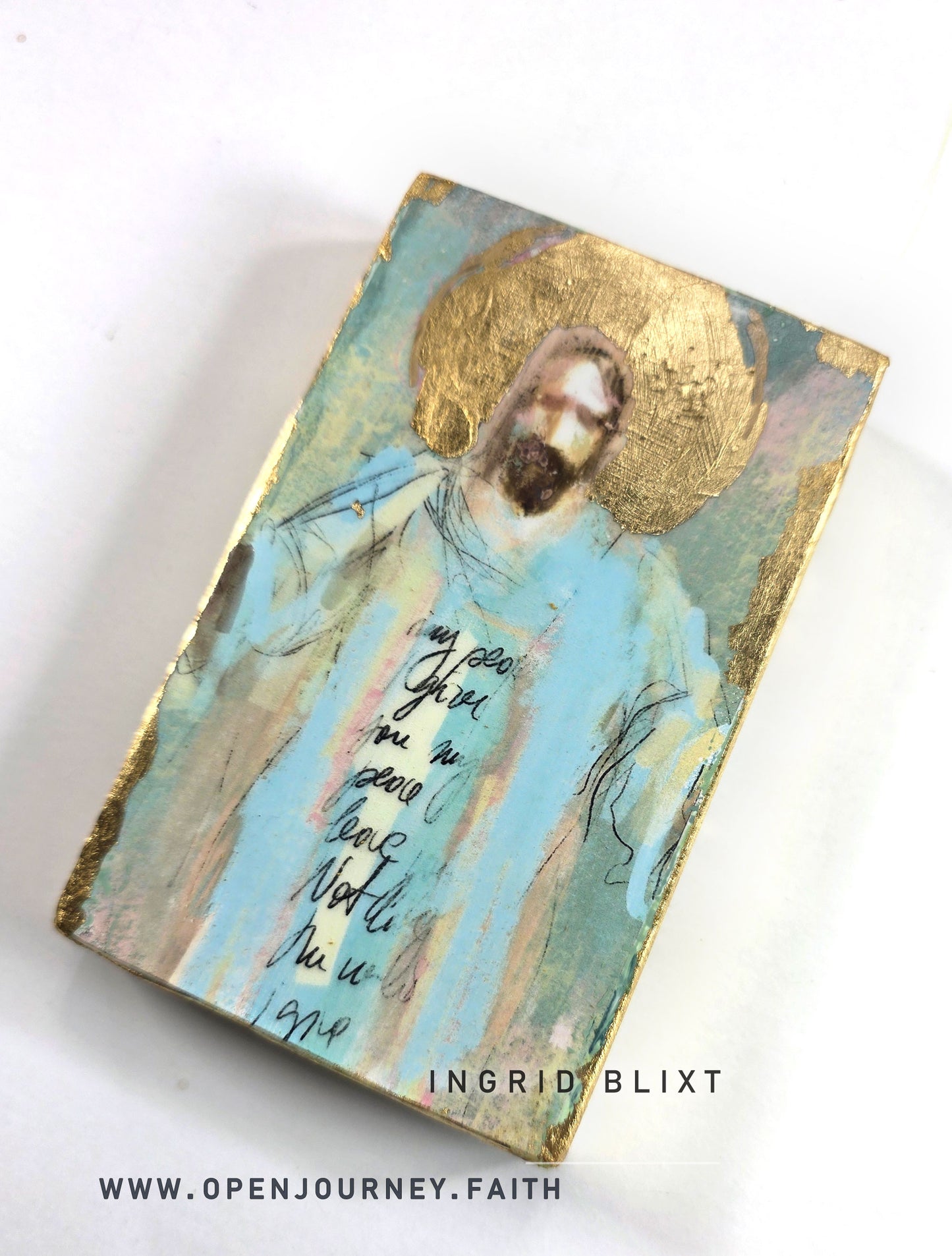 Jesus - mix media Icon