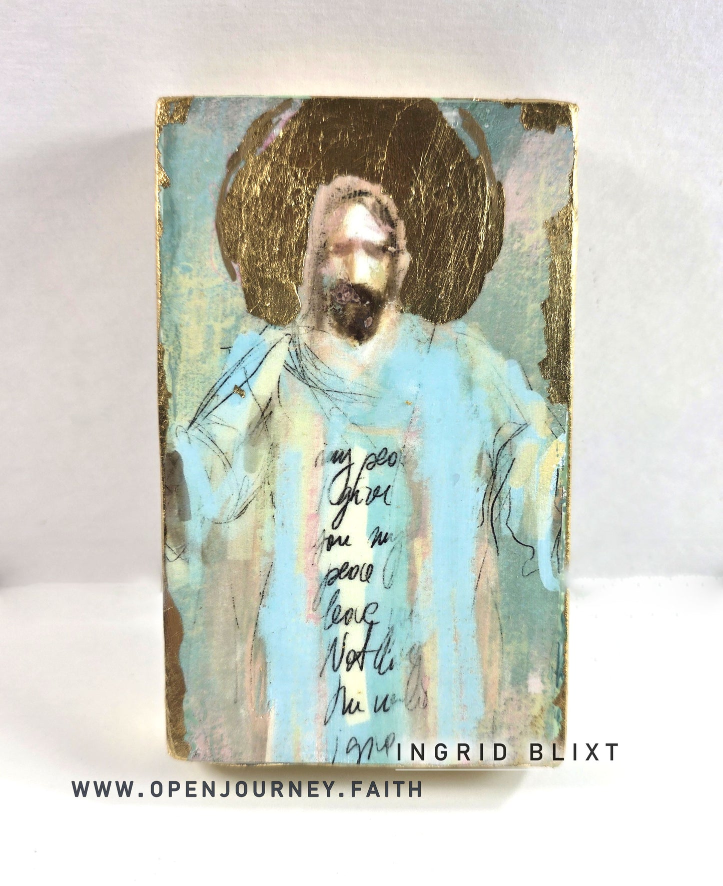 Jesus - mix media Icon