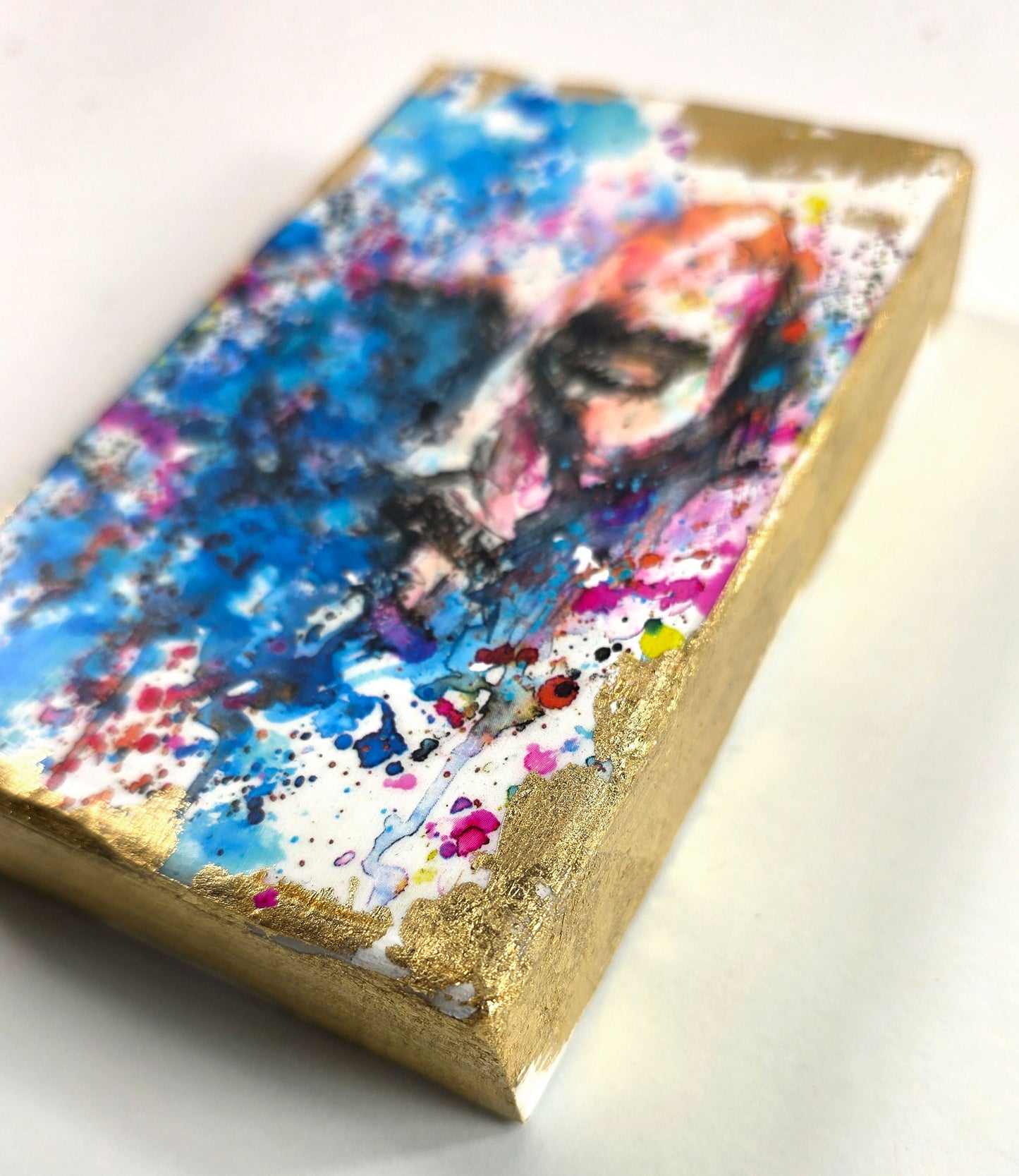 The Face of Love II - mix media Icon