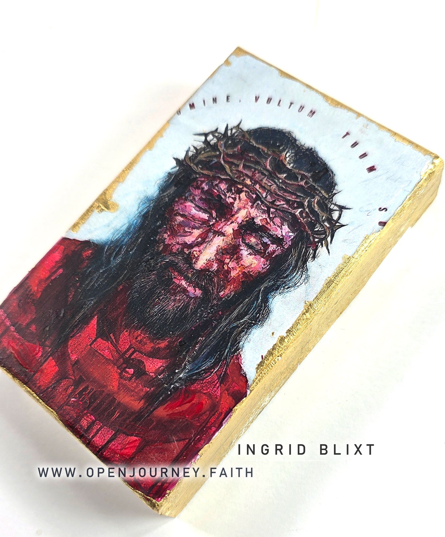 Ecce Homo - mix media Icon