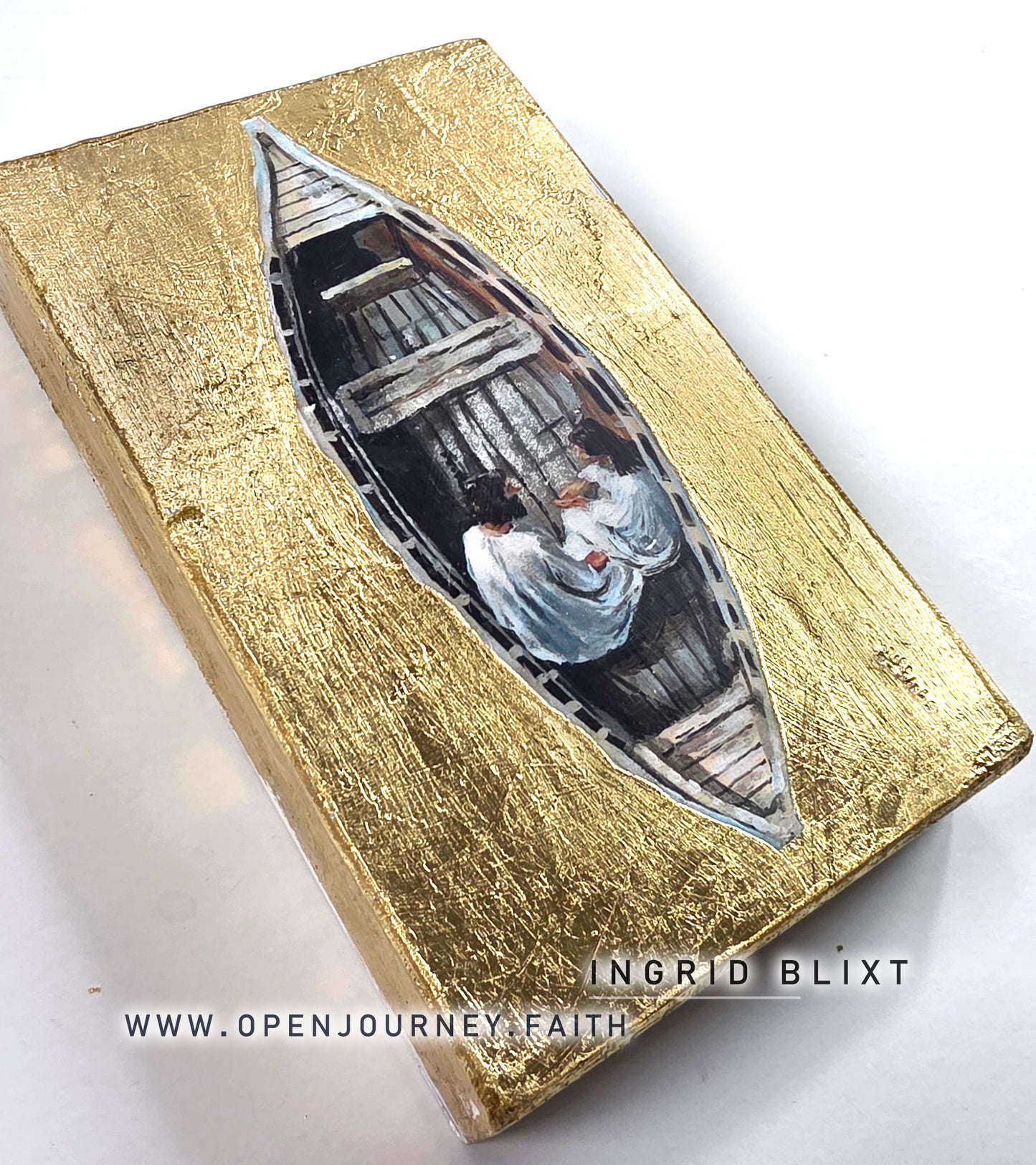 Jesus and Me - mix media Icon