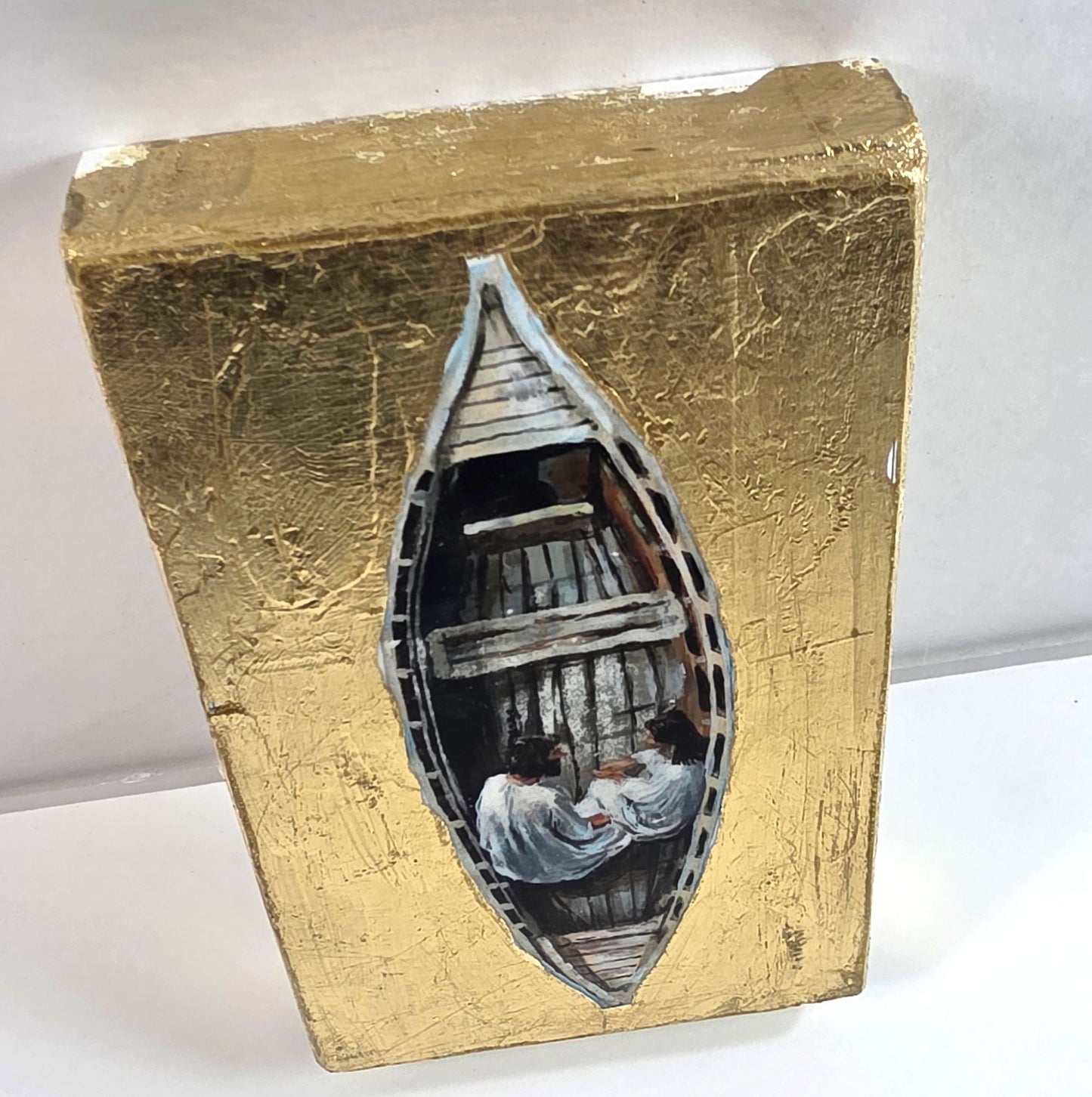 Jesus and Me - mix media Icon