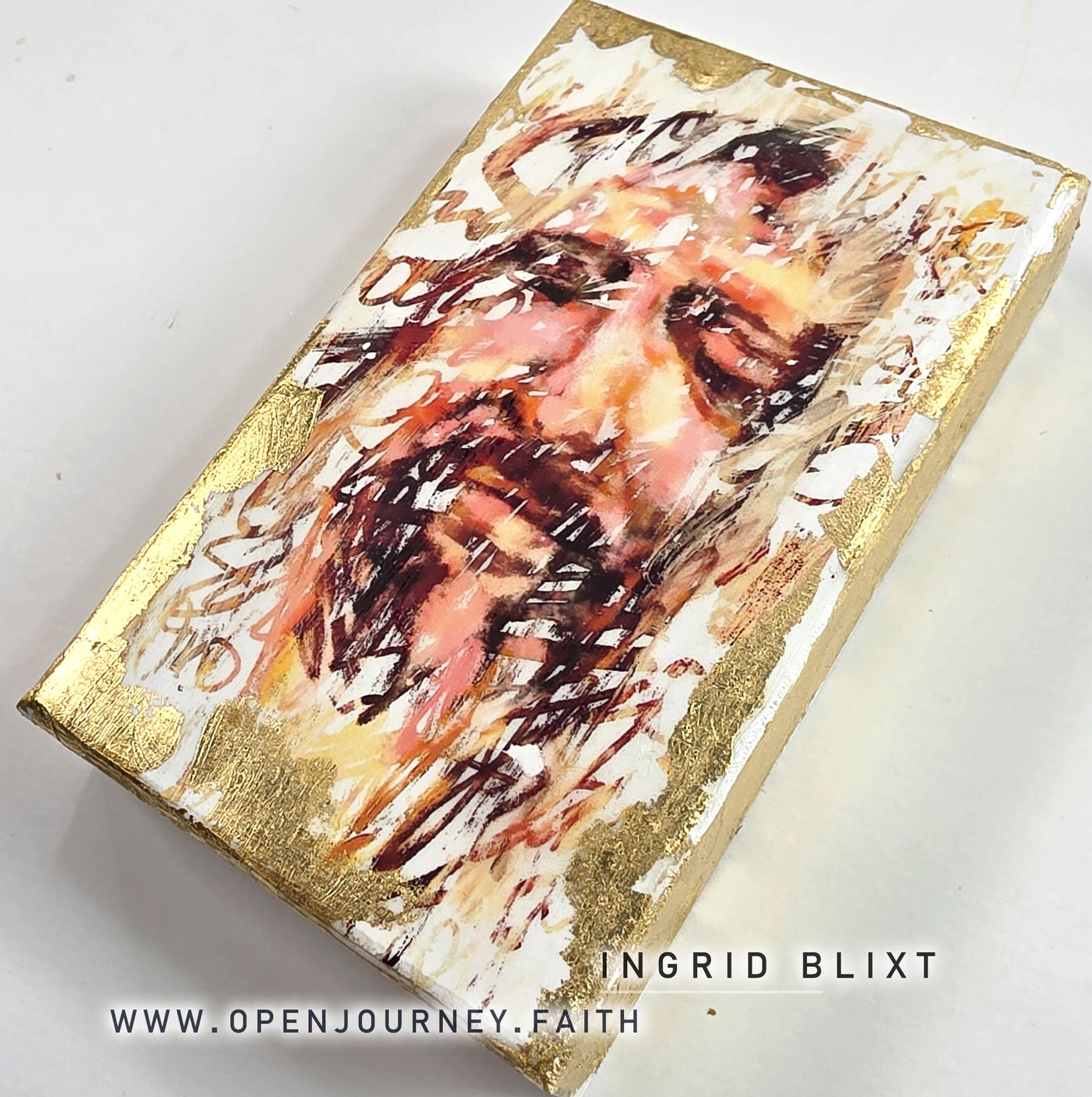 Face of Love IV - mix media Icon