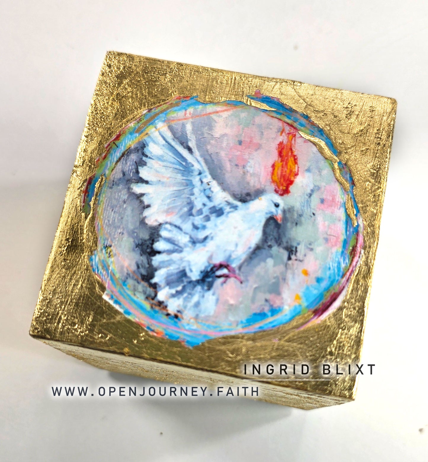 Holy Spirit - mix media Icon