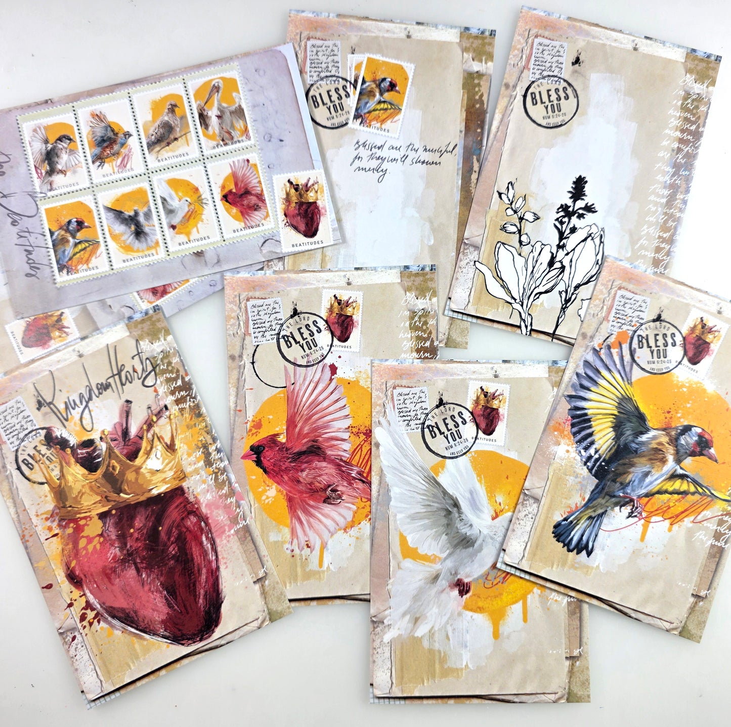 'Beatitudes 2' POSTCARDS- set of 8 postcards