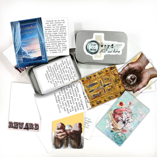 REWARD kit ADD ON - Bible Verse cards with option of Tin Box