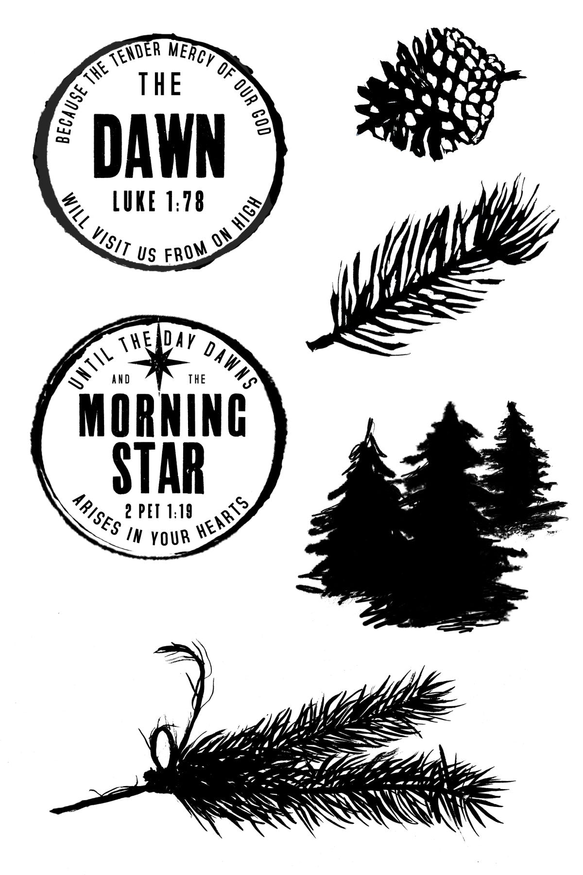 New Beginning - Advent stamp set