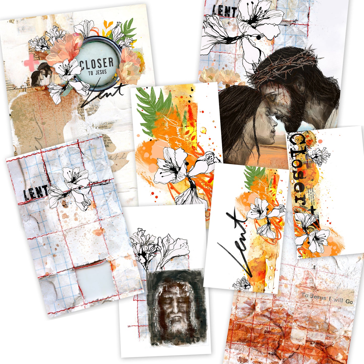 CLOSER - ADD on - set of 8 journaling cards mix
