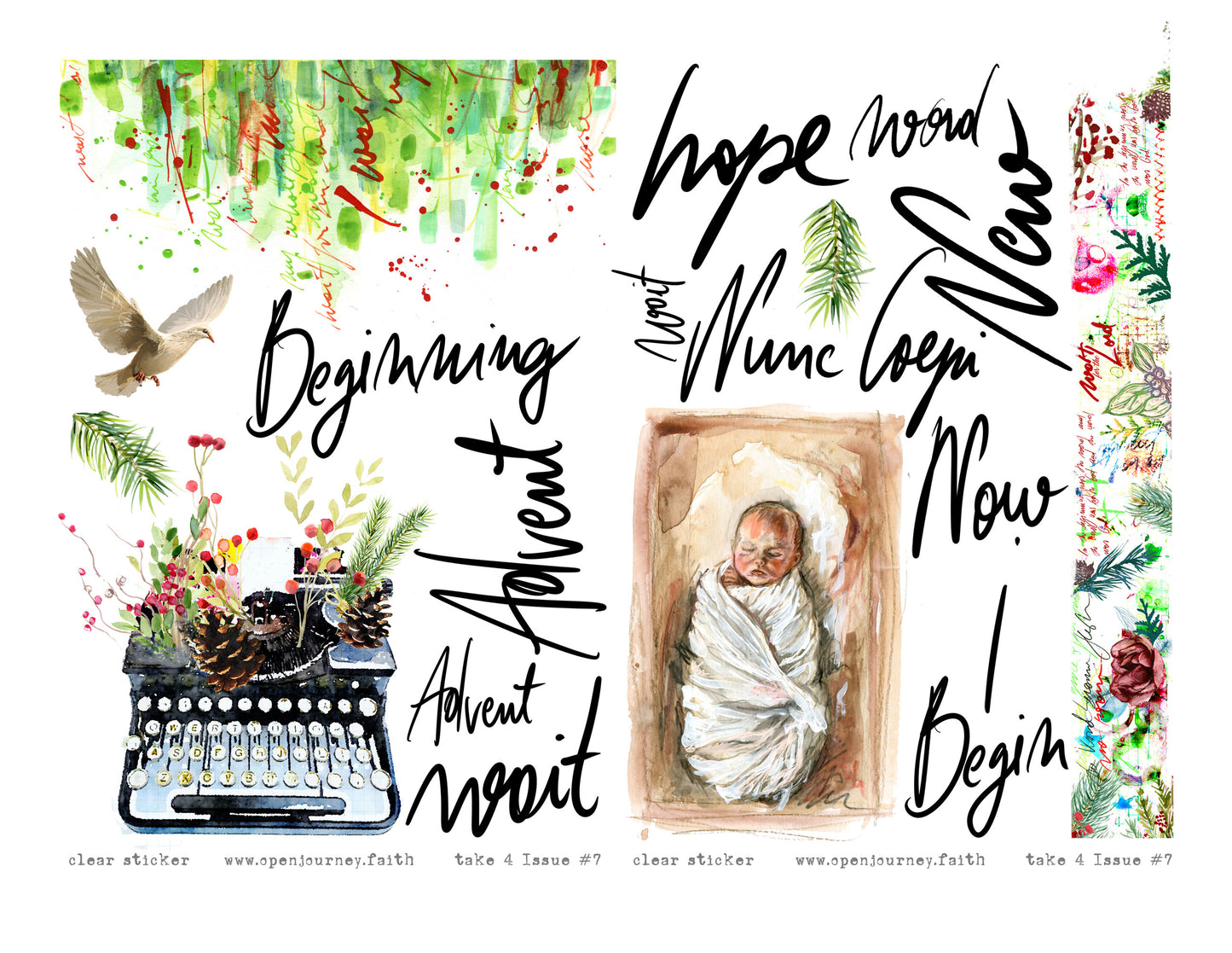 TAKE 4 - New Beginning - Advent Bible journaling kit
