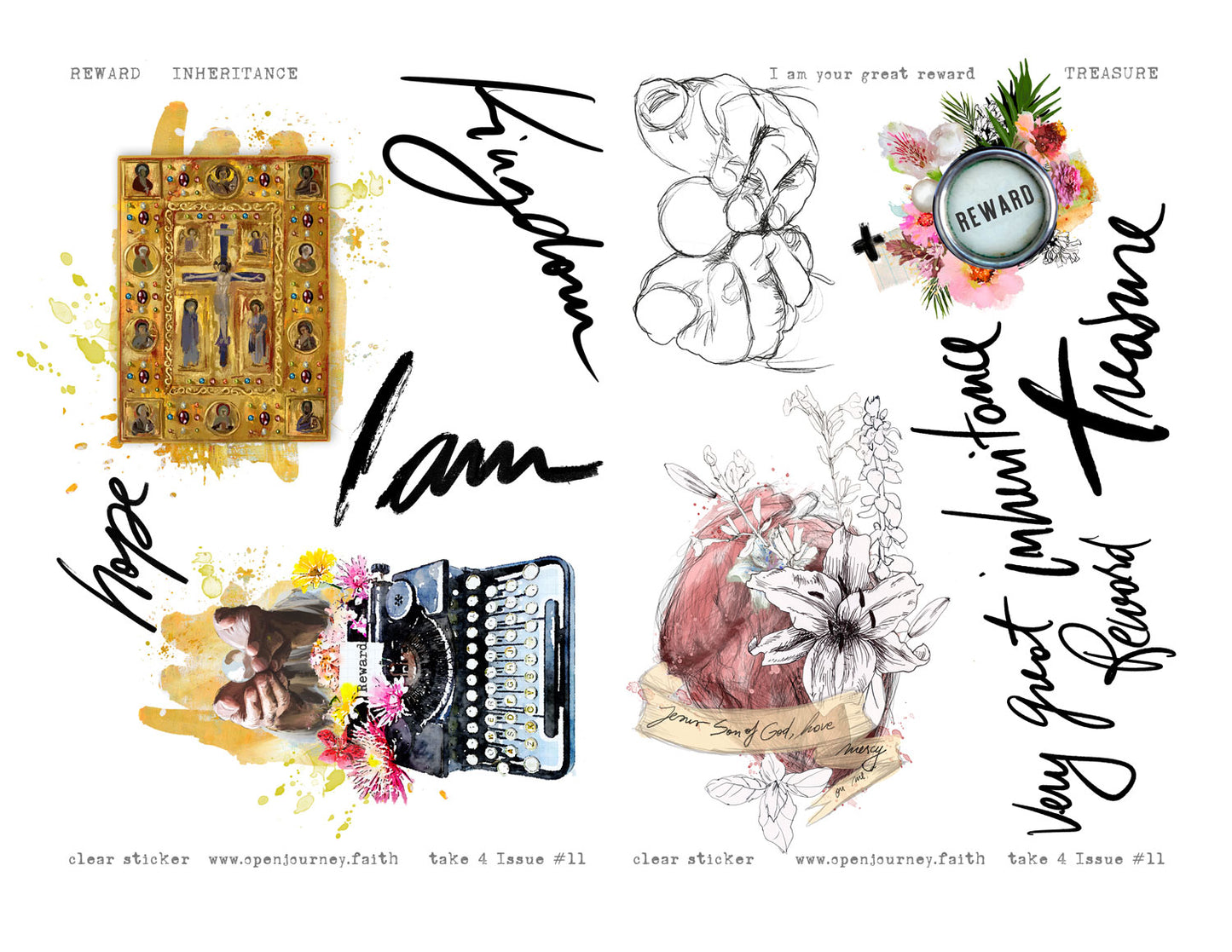 REWARD-Take 4 Bible Journaling kit- digital download