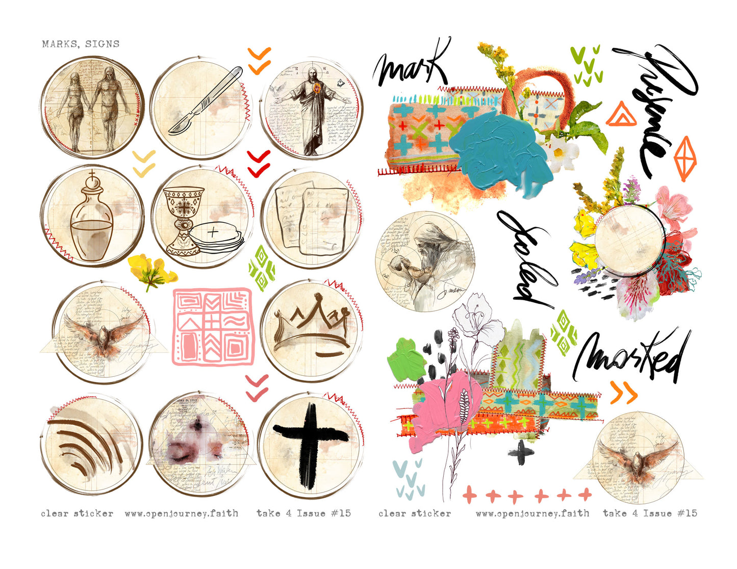 MARKS 2 - Bible Journaling kit- digital download
