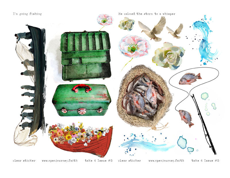 TAKE 4 - FISHERS OF MEN - Bible journaling kit