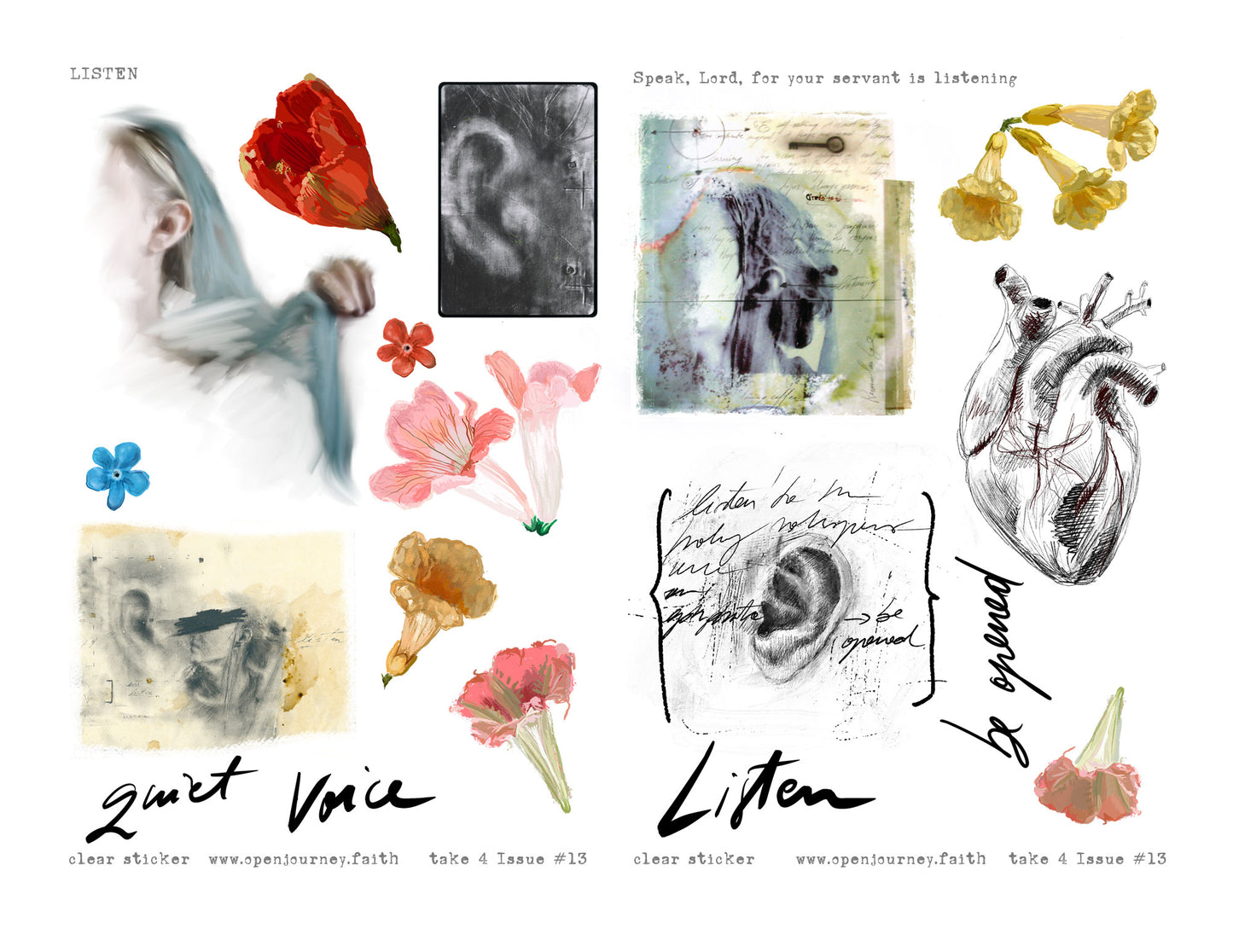 LISTEN - Take 4 kit for Bible Journaling