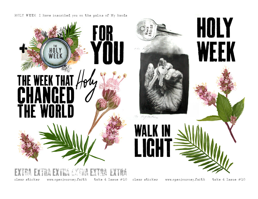 TAKE 4 - HOLY WEEK kit for Bible Journaling