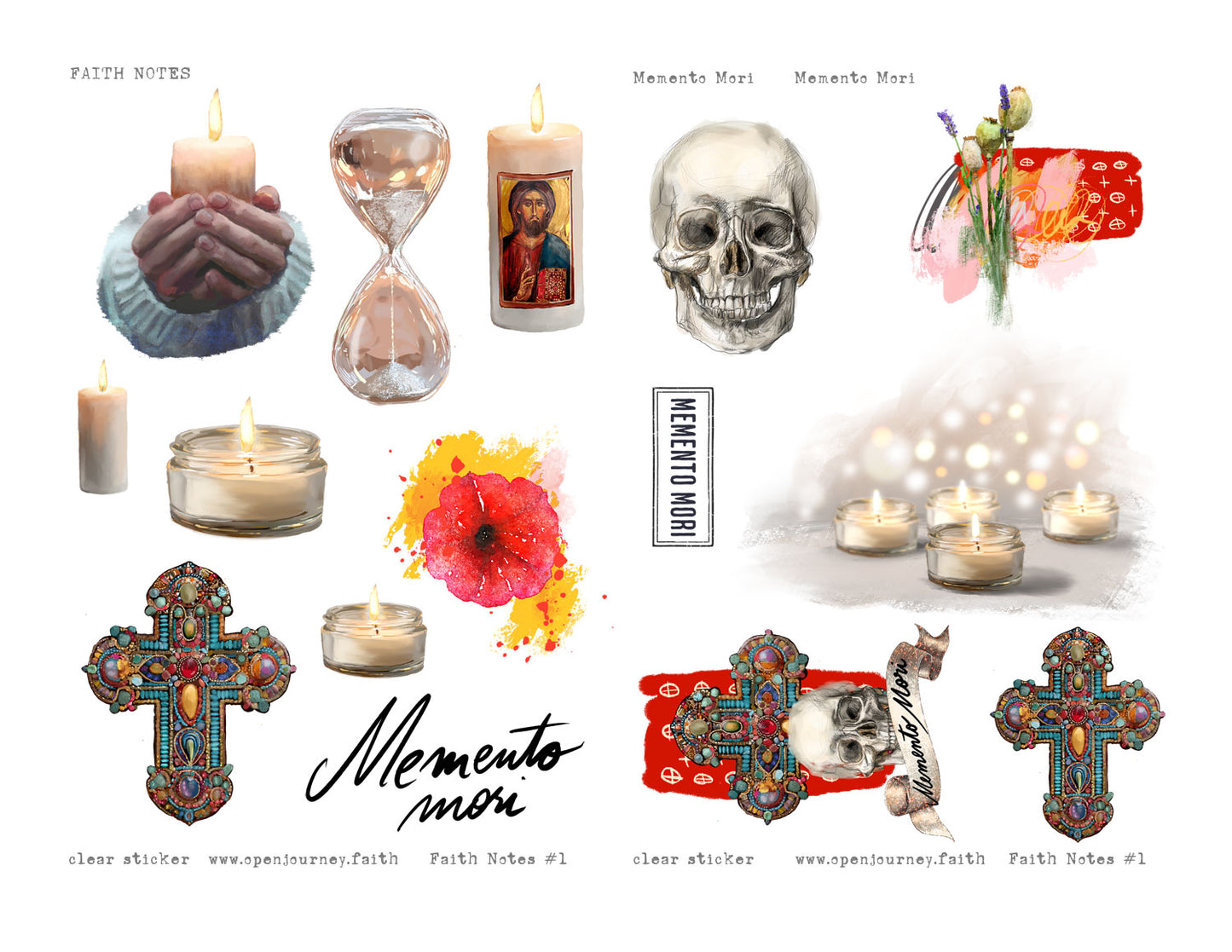 MEMENTO MORI - kit for Bible Journaling
