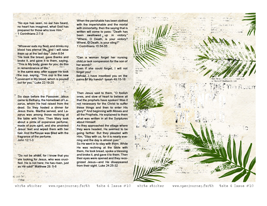 TAKE 4 - HOLY WEEK kit for Bible Journaling