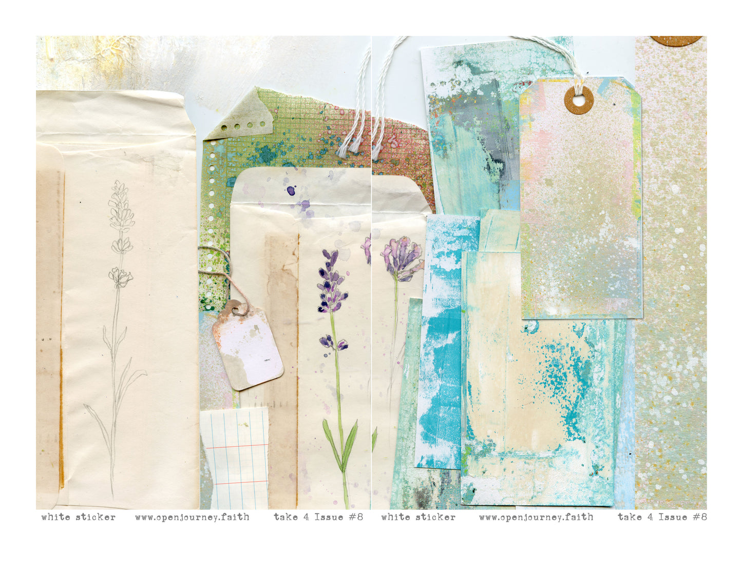 TAKE 4 - PEACE kit for Bible Journaling