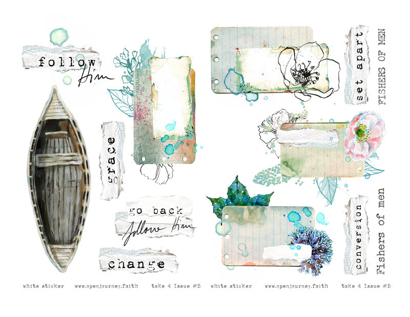 TAKE 4 - FISHERS OF MEN - Bible journaling kit