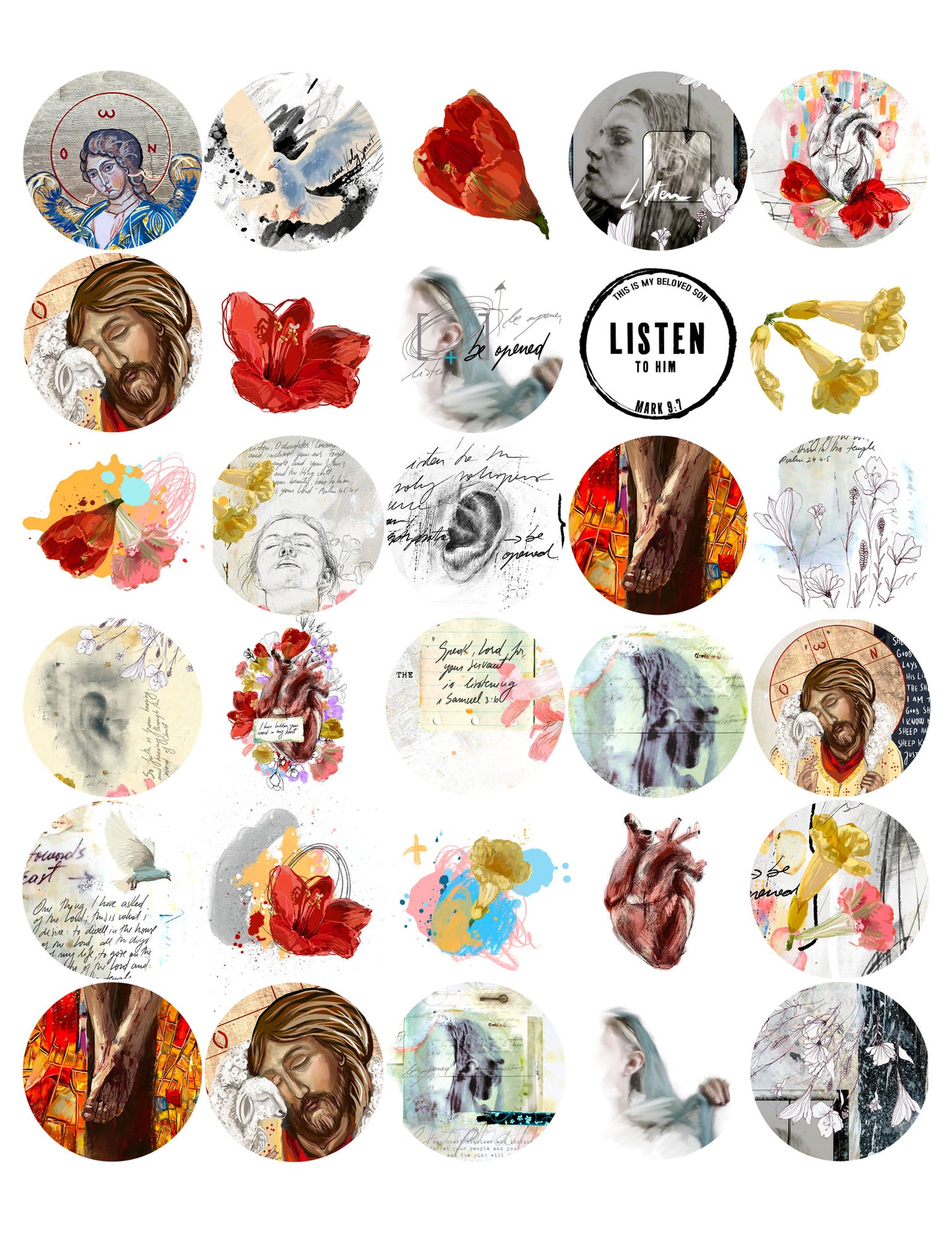 LISTEN kit ADD ON sticker pack