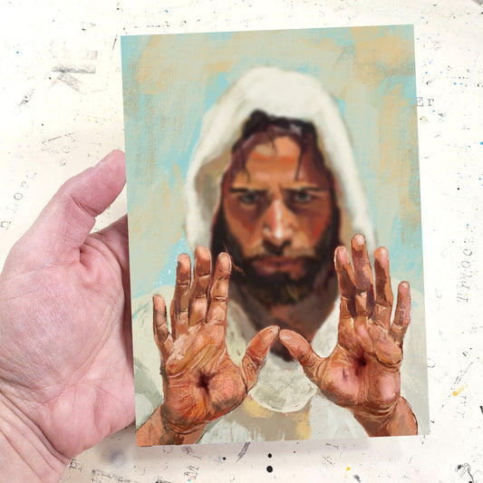 Bless Me Lord- Jesus Blessing Prayer Card and Prints