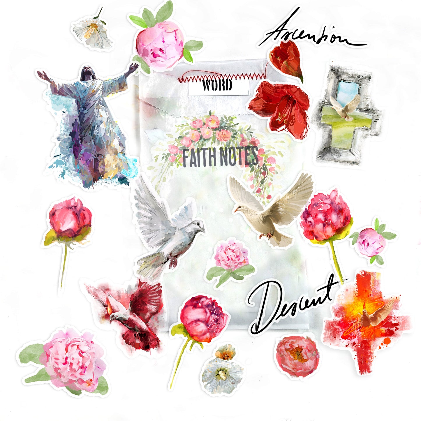 ASCENT-DESCENT- Journaling die cuts