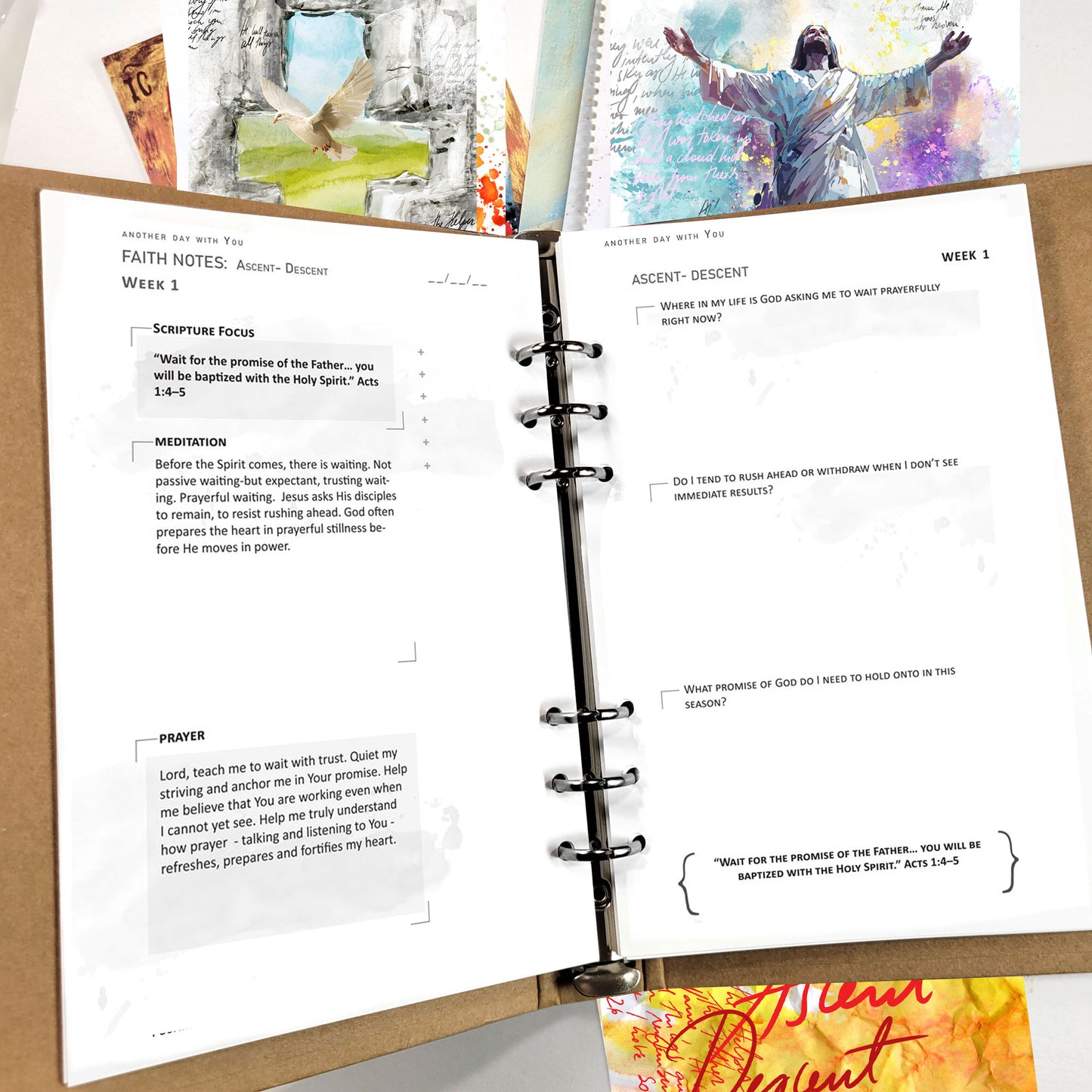 ASCENT-DESCENT kit PRAYER JOURNAL pages edition