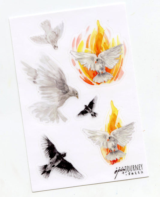 Come Holy Spirit- faith sticker sheet