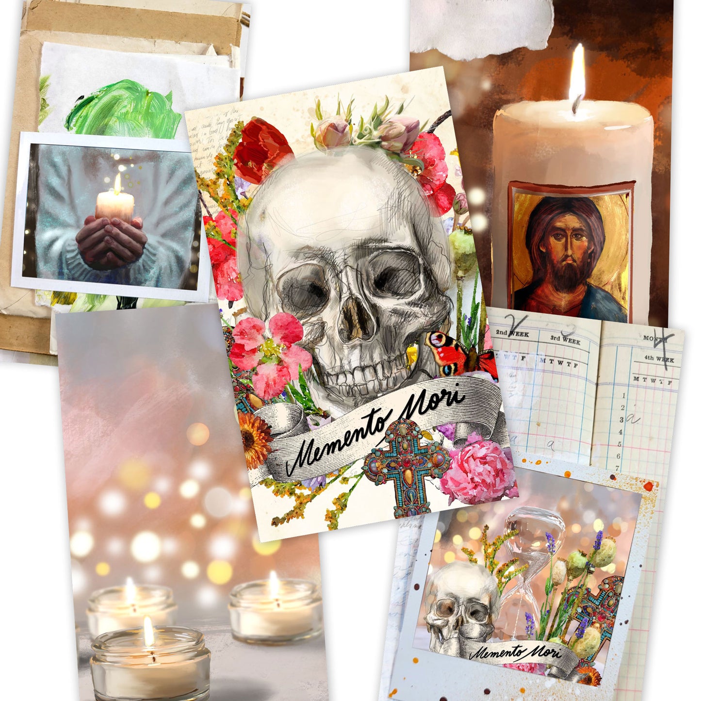 MEMENTO MORI - Bible Journaling kit- digital download
