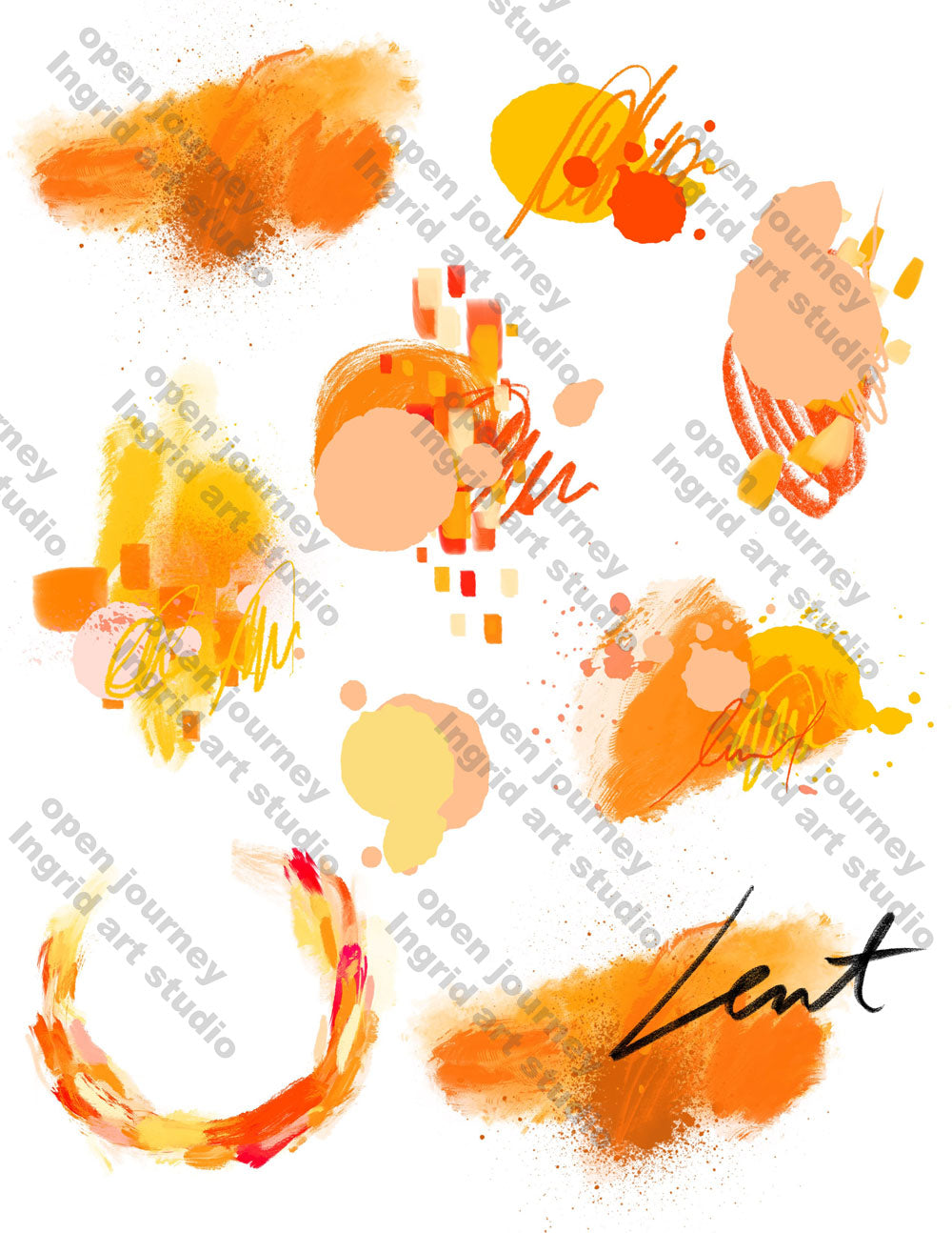 Beautiful 6 - LENT kit - digital download