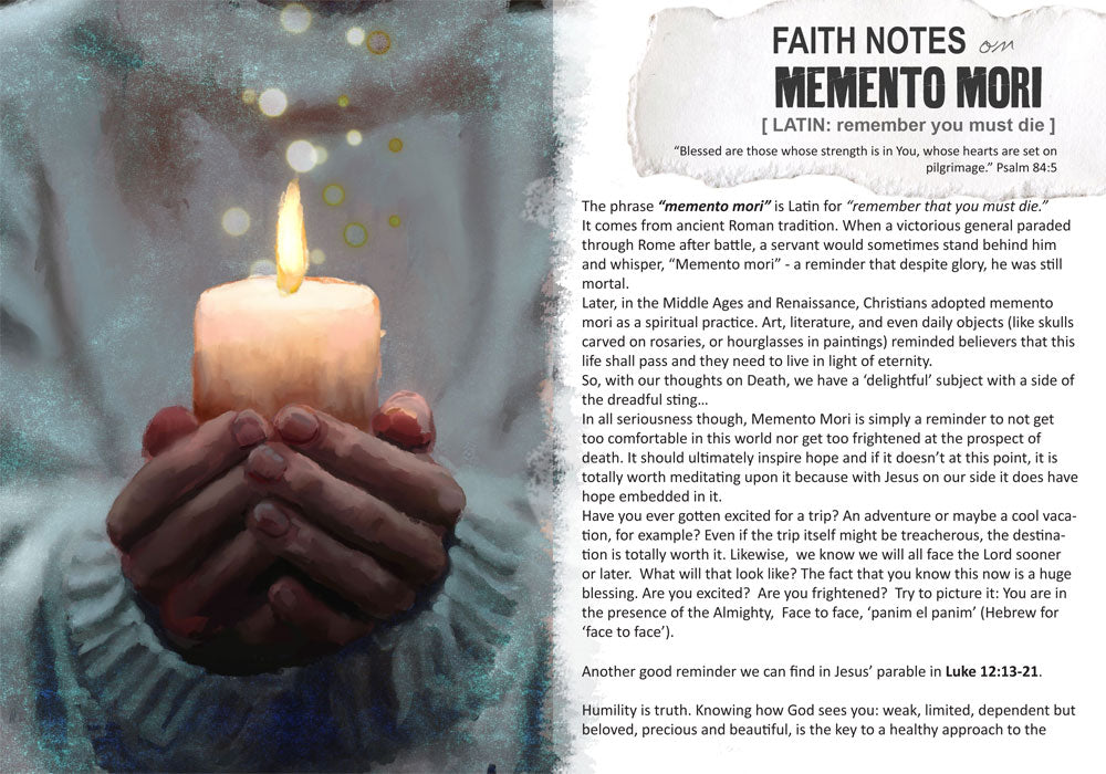 MEMENTO MORI - kit for Bible Journaling
