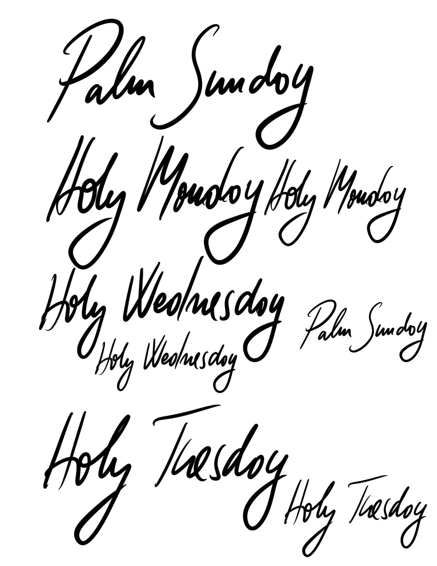 Take 4- HOLY WEEK kit- digital download