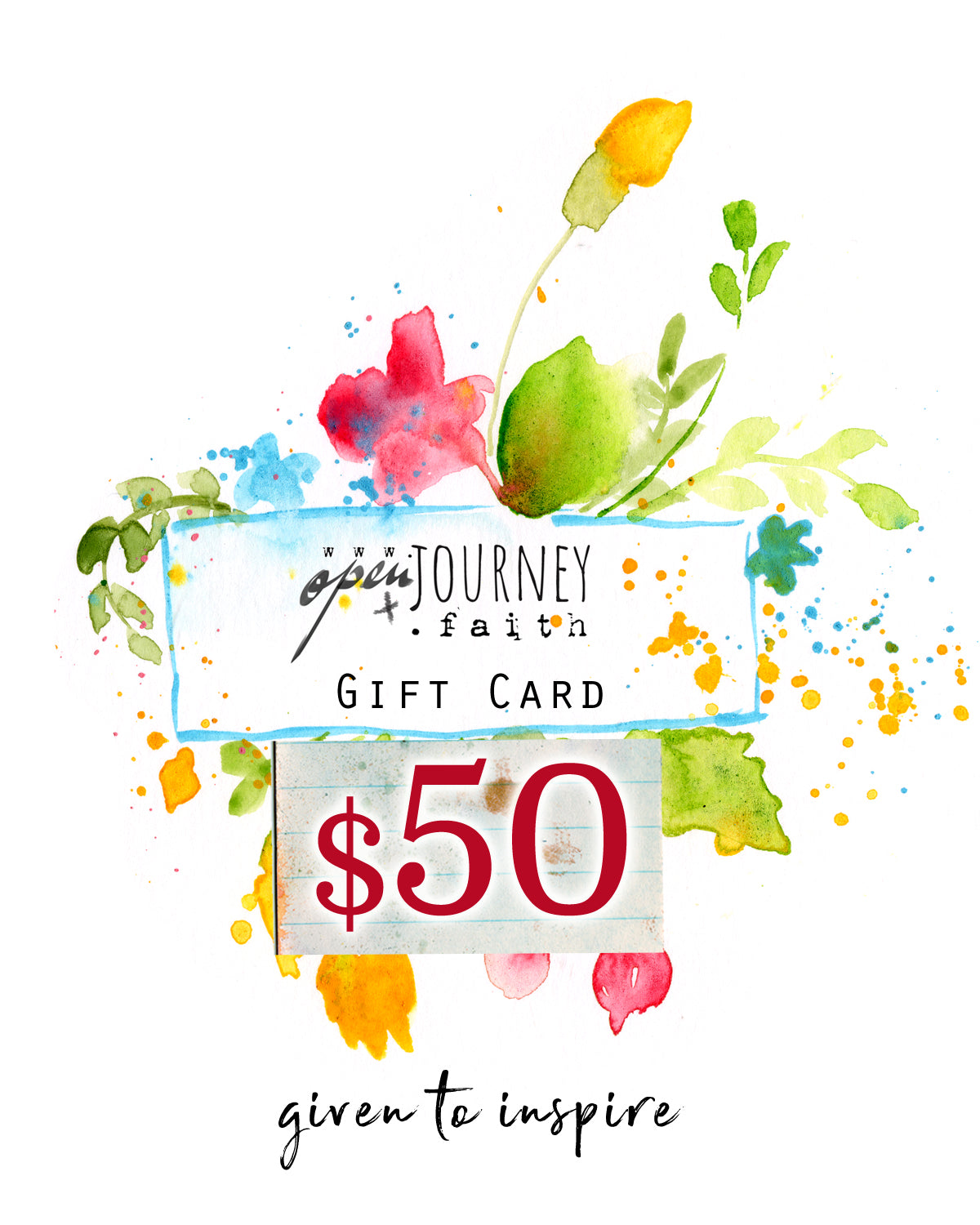 Open Journey Gift Card