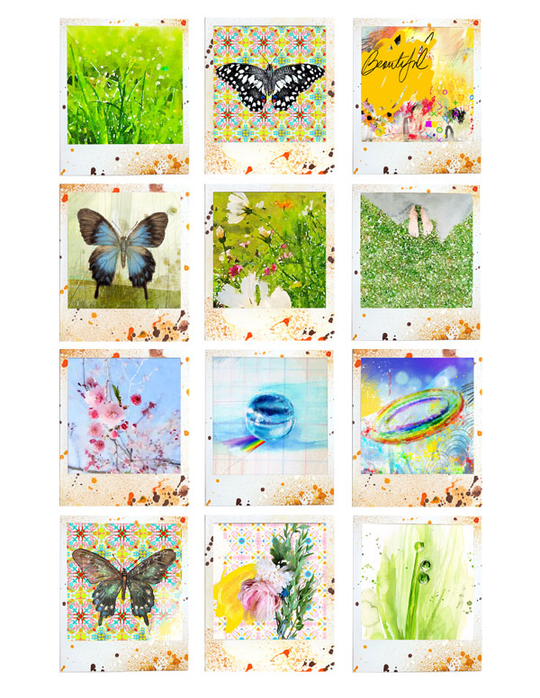 ADD ON Beautiful (Songs of Wonder) - Polaroids- digital download