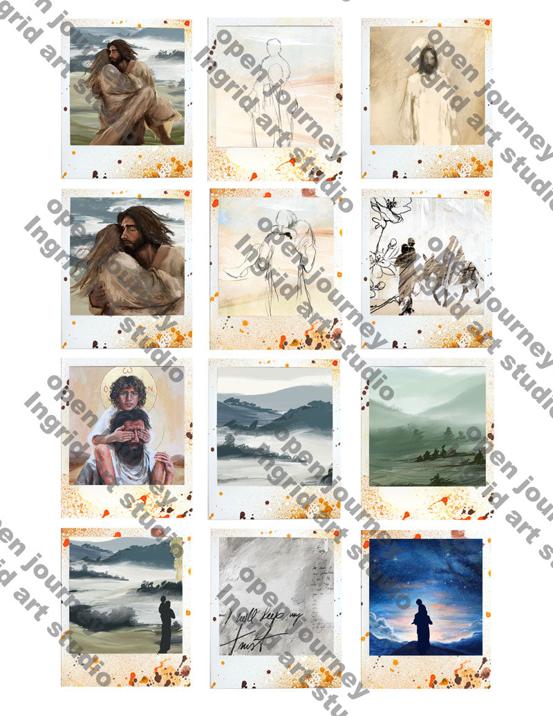 Beautiful 5 Trust - ADD ON - Polaroid images -digital download