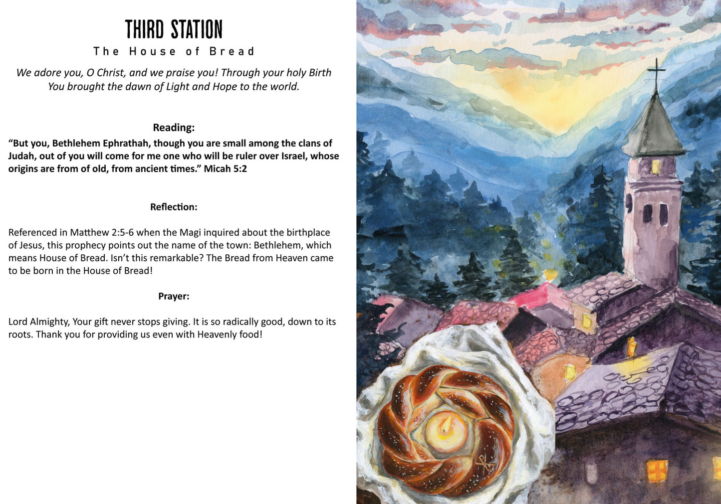 The Way (Stations) of the Dawn - Advent Bible journaling kit
