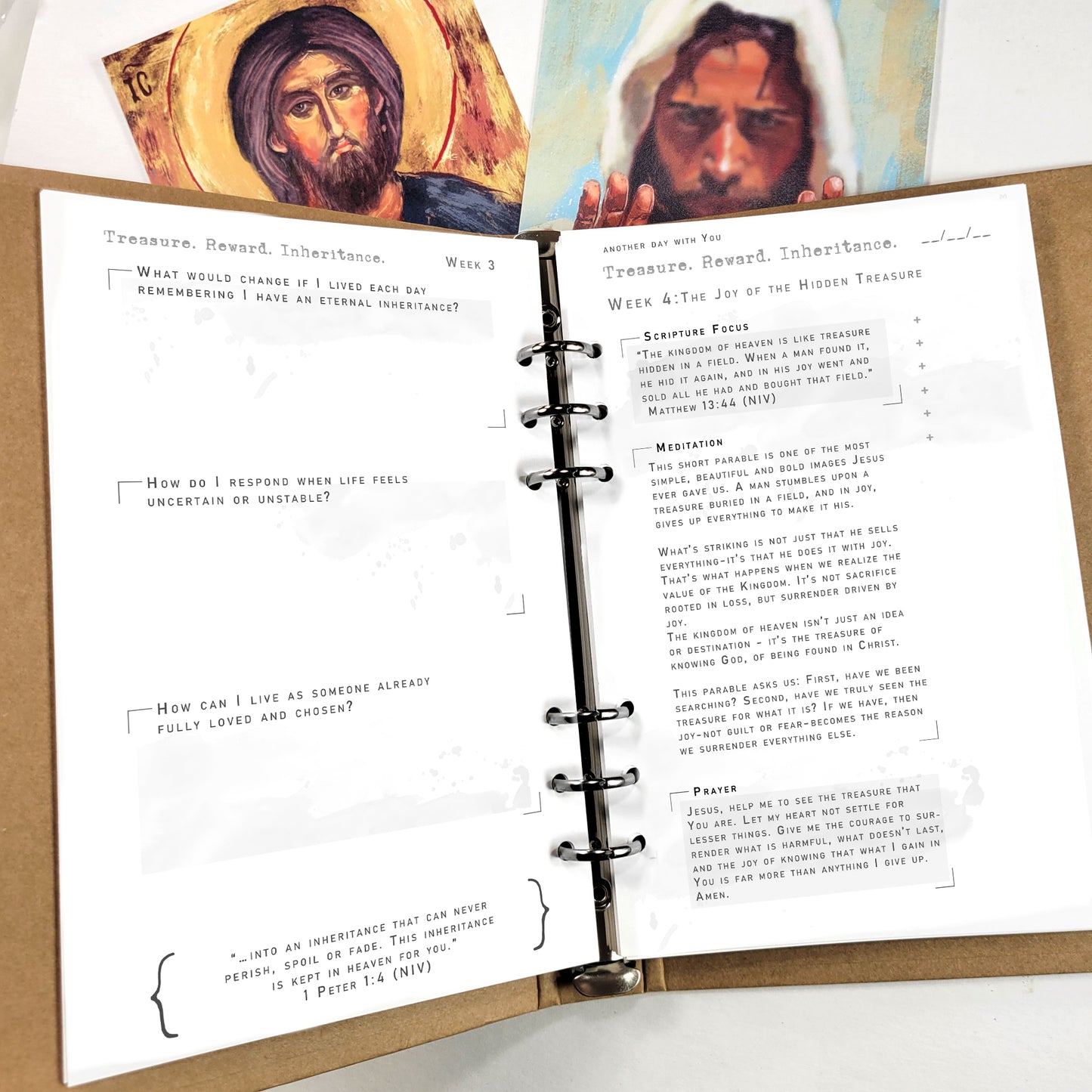 Reward kit Prayer Journal pages - add-on