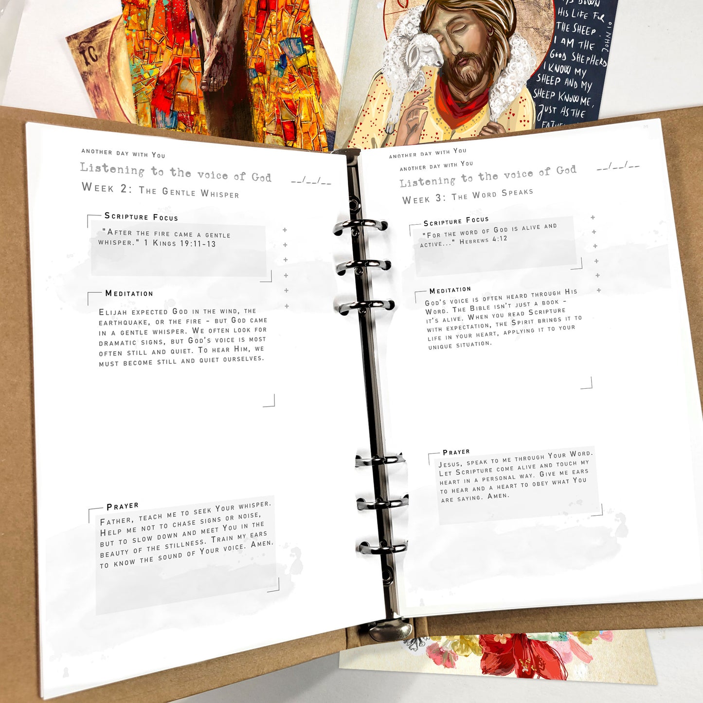 LISTEN kit Prayer Journal pages - add-on