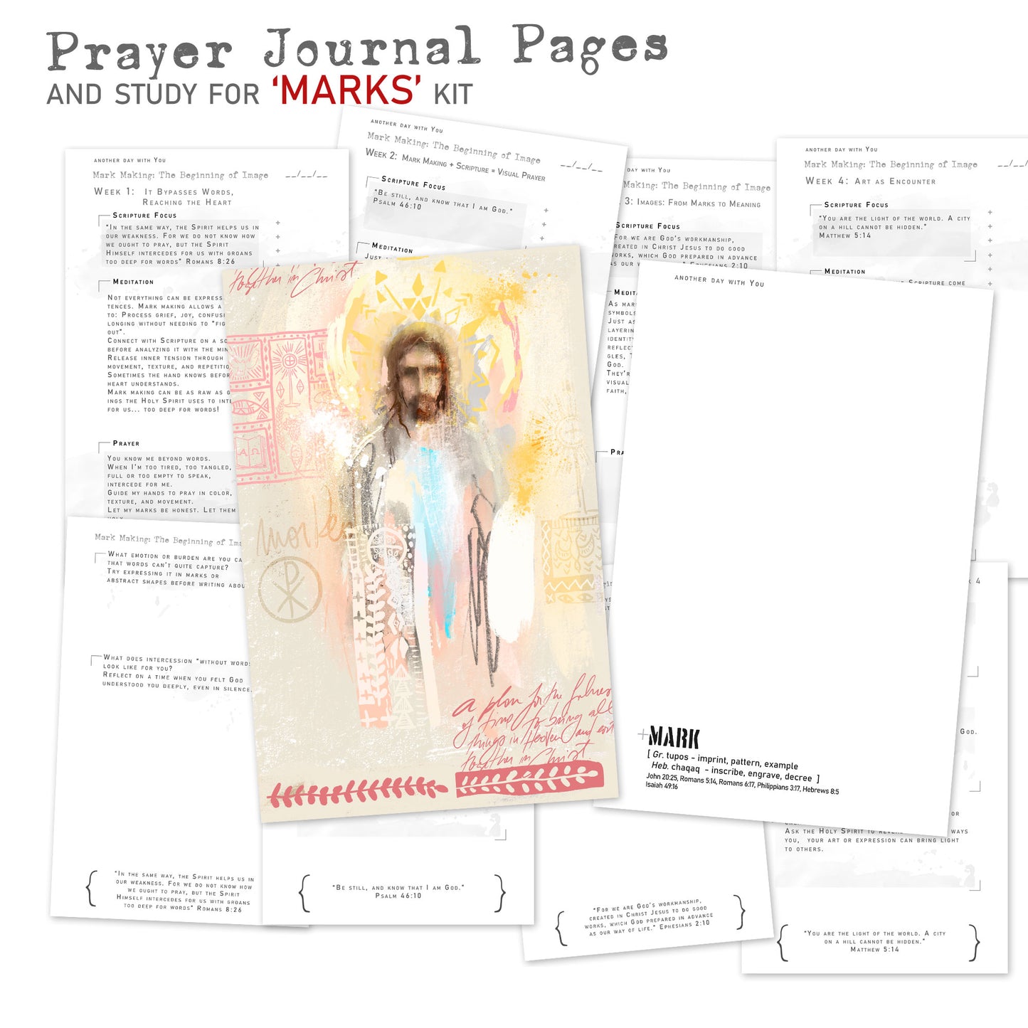 MARKS kit Prayer Journal pages
