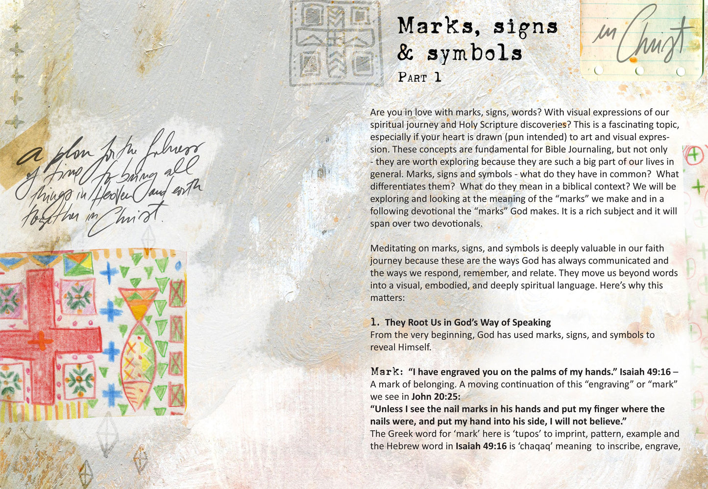 MARKS - kit for Bible Journaling