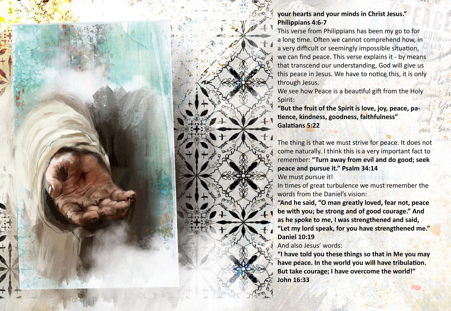 TAKE 4 - PEACE kit for Bible Journaling