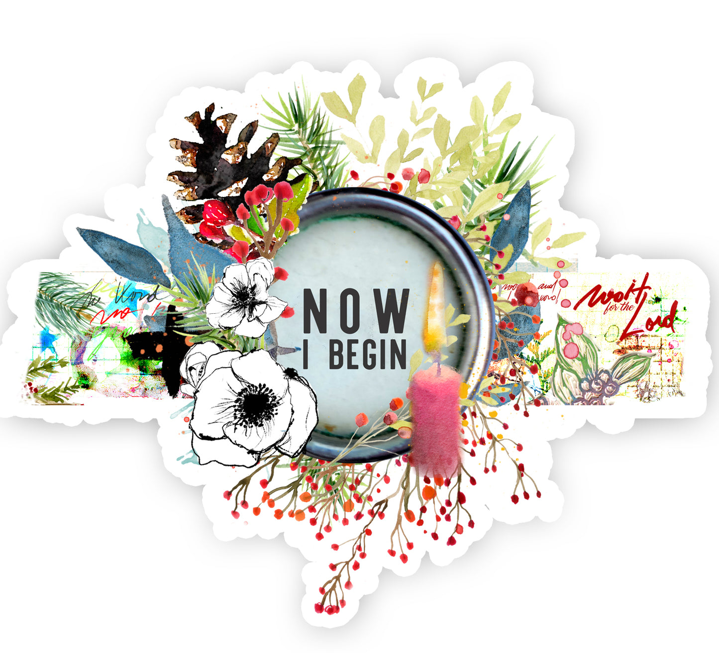 New Beginning Advent sticker