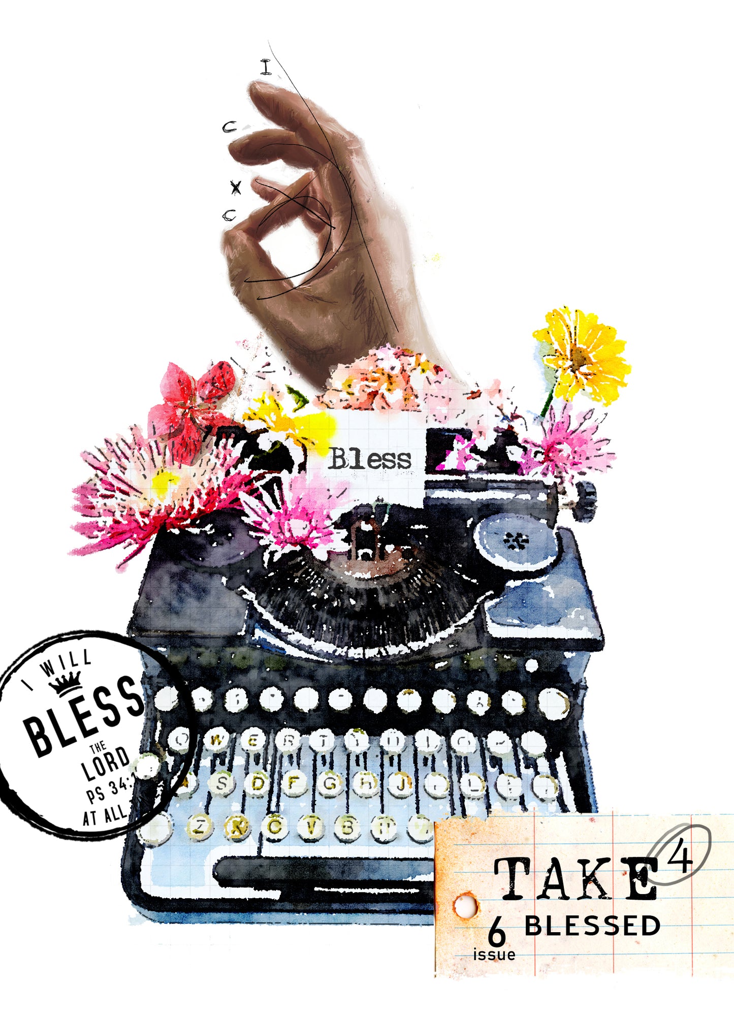TAKE 4 -BLESSED - Bible journaling kit