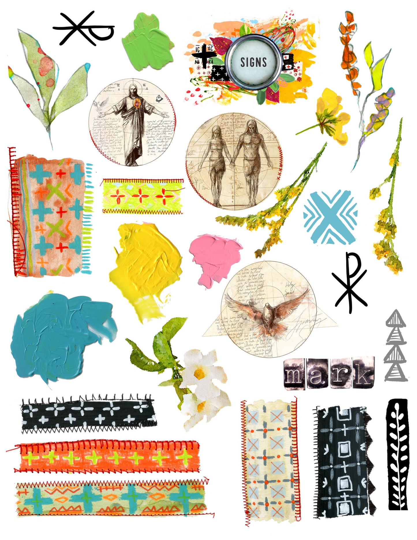 MARKS 2 - Bible Journaling kit- digital download