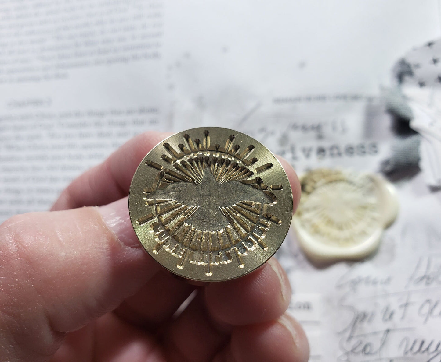 Holy Spirit - wax seal stamp