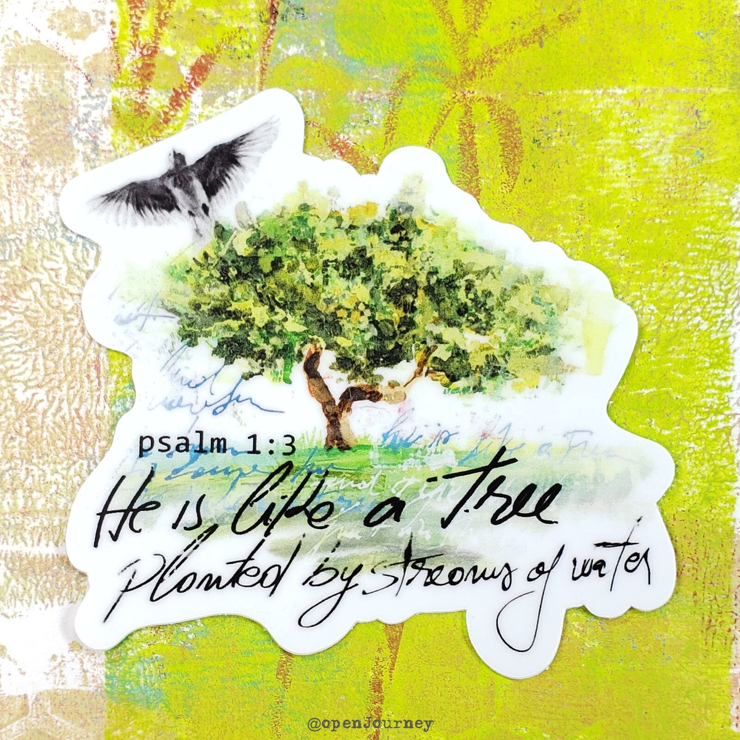 Psalm 1 - sticker