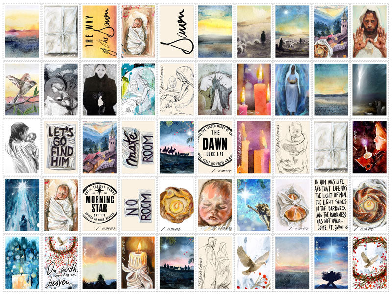 The Way (Stations) of the Dawn - Advent Bible journaling kit