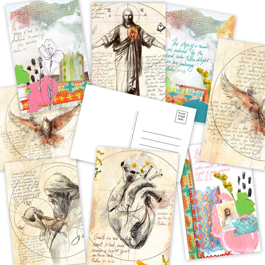 MARKS 2- set of 8 postcards