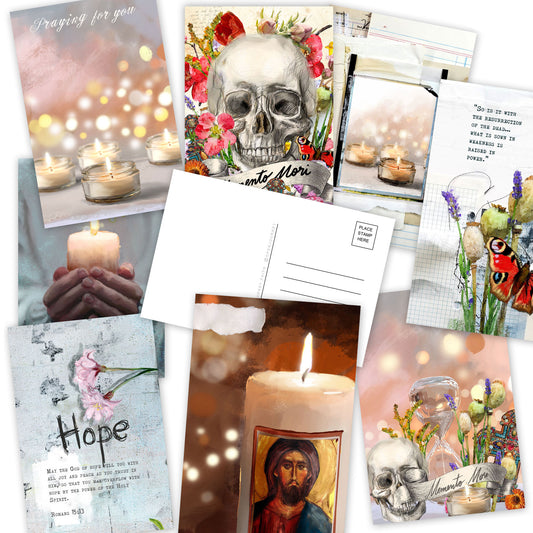 MEMENTO MORI- set of 8 postcards